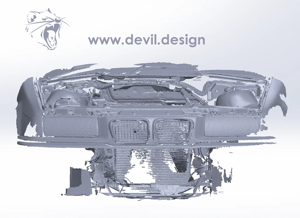 BMW E36 engine bay – interactive model preview
