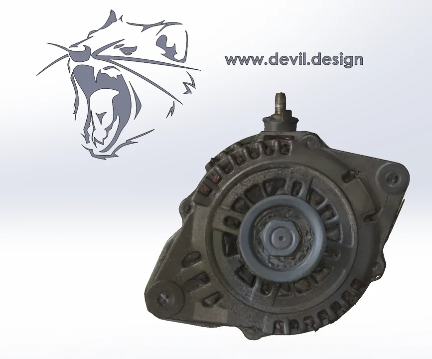 Mazda MX-5 NB alternator – interactive model preview