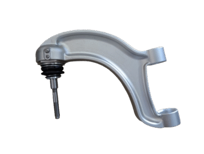 Rebuildable rear upper control arm for Maserati 3200, 4200, and GranSport with replaceable ball joint