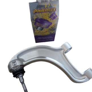 Rebuildable rear upper control arm for Maserati 3200, 4200, and GranSport with replaceable ball joint