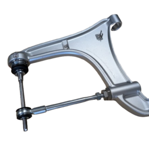 Rebuildable rear lower control arm for Maserati 3200, 4200, and Gransport with optional OEM or polyurethane bushings
