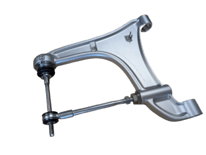 Rebuildable rear lower control arm for Maserati 3200, 4200, and Gransport with optional OEM or polyurethane bushings