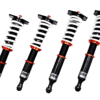 DGR coilover suspension kit for Maserati 3200, 4200, GranSport, Trofeo, and Spyder with Devil Performance Parts exclusive spring rates