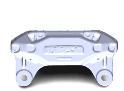 3D scan model of Mazda RX-7 FD3S front brake caliper