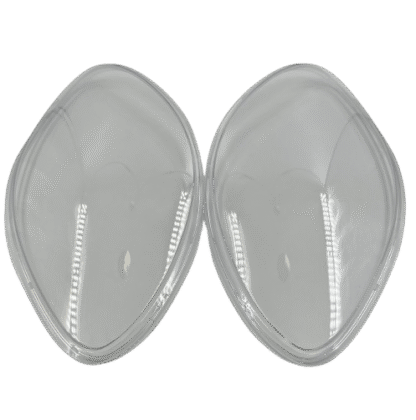 Ferrari 360 headlight lens replacement kit including left and right UV-resistant polycarbonate lenses
