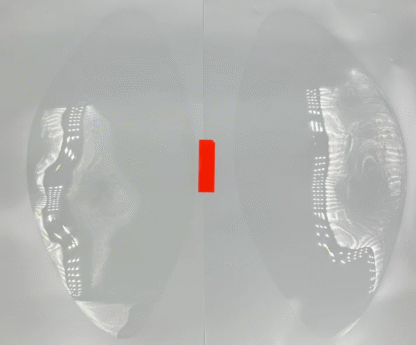Ferrari 360 headlight lens replacement kit including left and right UV-resistant polycarbonate lenses