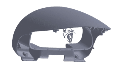 3D scan model of RHD MX-5 NA6/NA8 cluster visor N002-55-420-00