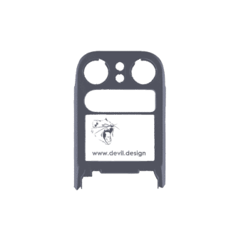 3D scan model of Mazda MX-5/Miata NA6 tombstone radio surround NA01-55-210B-00