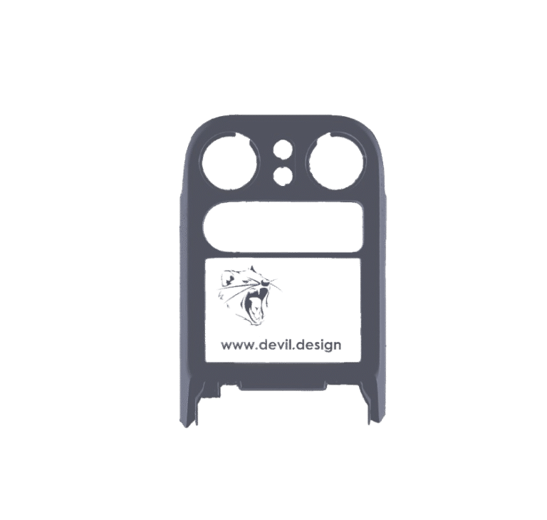 3D scan model of Mazda MX-5/Miata NA6 tombstone radio surround NA01-55-210B-00