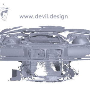 3D scan STL of RHD BMW E36 engine bay from 1997 318is
