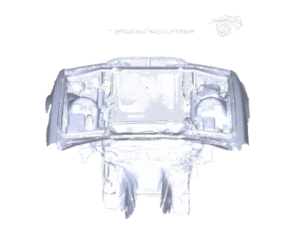 3D scan STL of RHD BMW E36 engine bay from 1997 318is