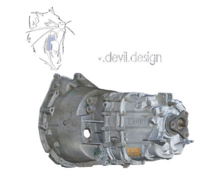 3D scan of BMW Getrag 420G transmission from E36 M3
