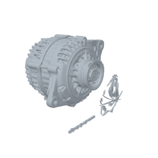 3D Scan of NB MX-5/Miata Alternator — 3D preview render