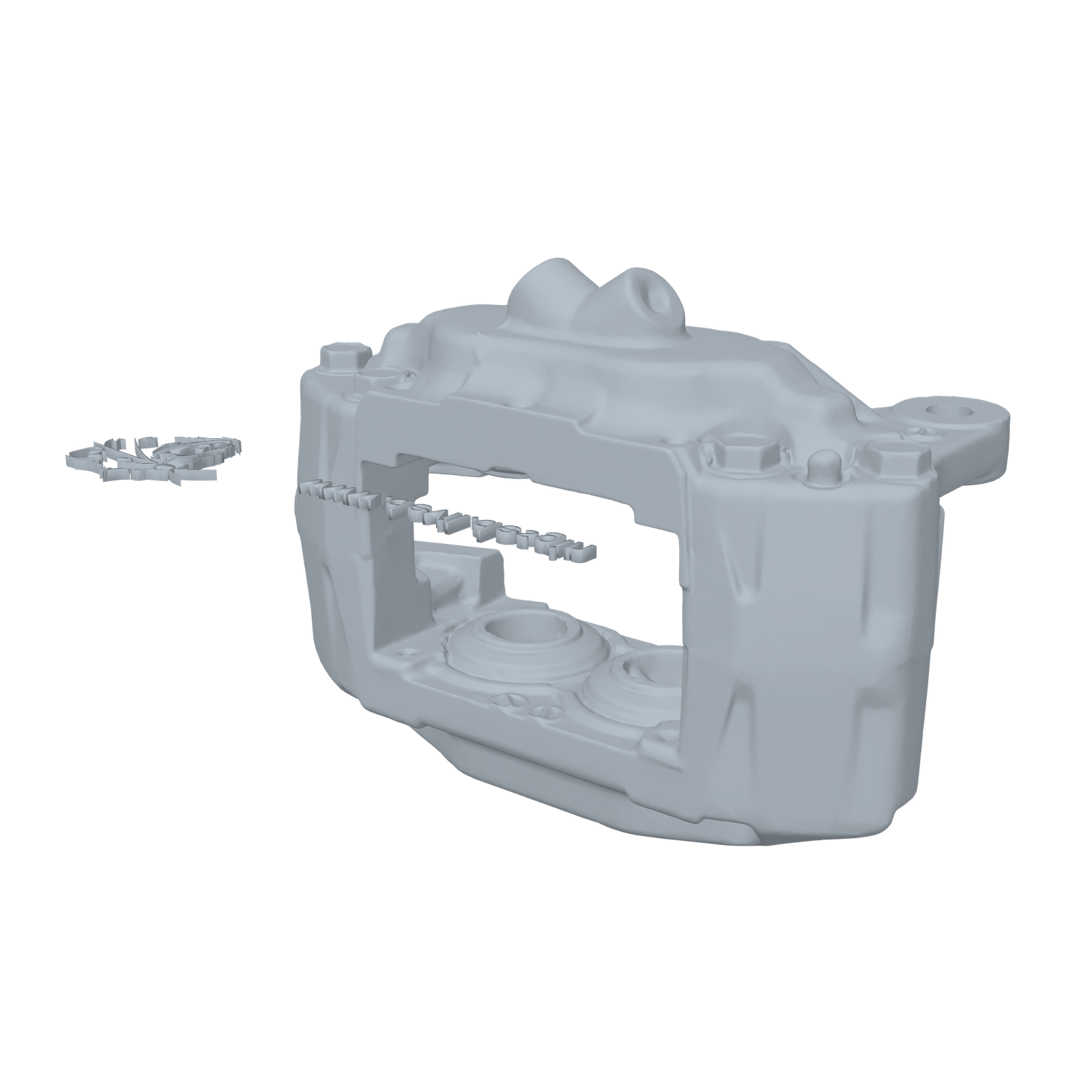 3D Scan of Front Brake Caliper for Mazda RX-7 FD3S — 3D preview render