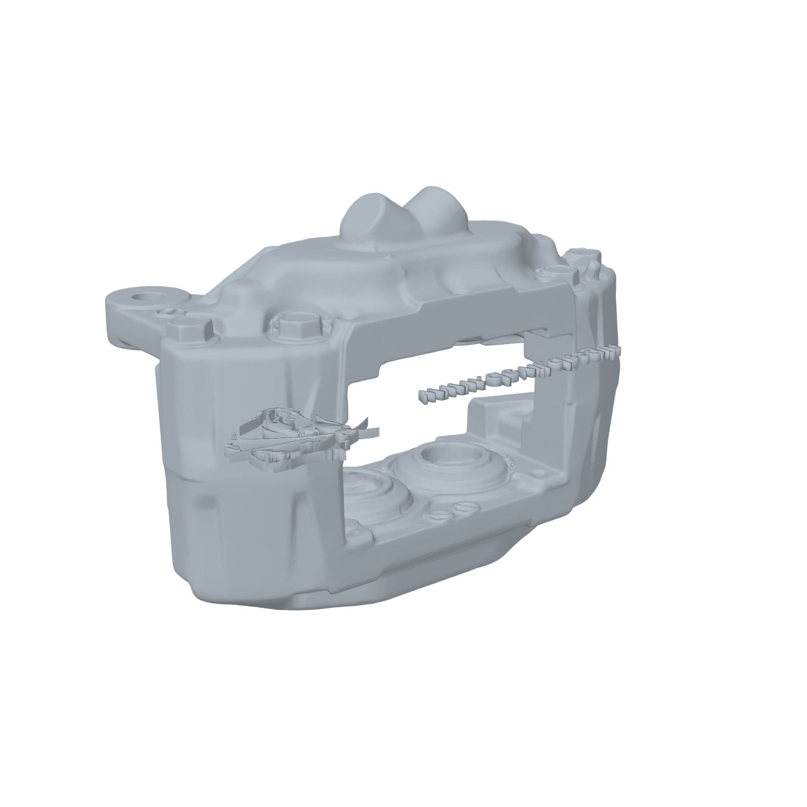 3D Scan of Front Brake Caliper for Mazda RX-7 FD3S — 3D preview render