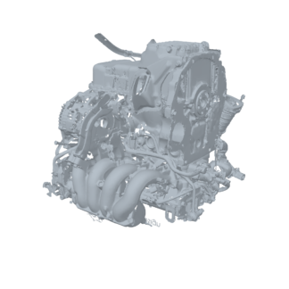 3D Scan of Mazda MX-5 SP Engine (BP-ZE Turbo) — 3D preview render