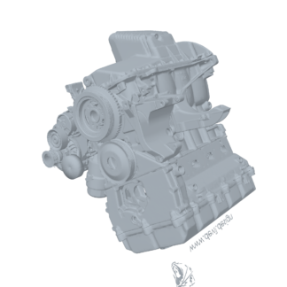 3D Scan of BMW M44 Complete Engine Assembly — 3D preview render