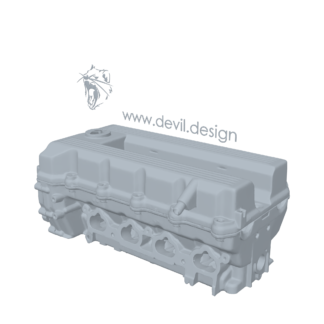 3D Scan of BMW M44 Engine Cylinder Head Assembly — 3D preview render