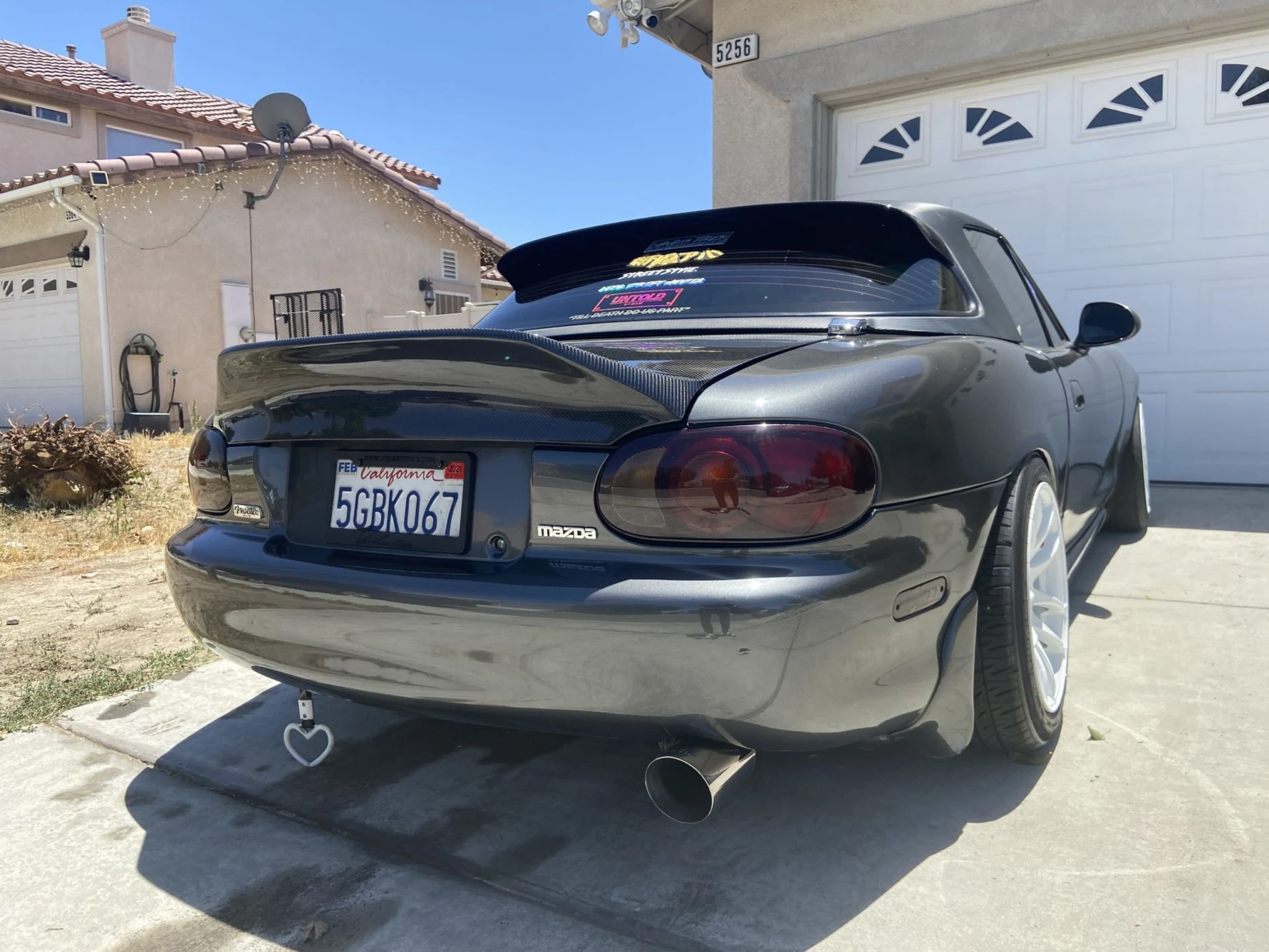 Mazda MX-5 NB Boot Lid With Aggressive Ducktail (Type 2) - supplier product photograph