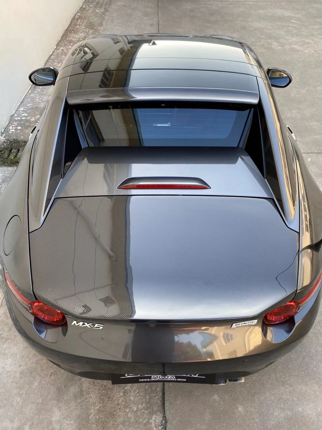 Mazda MX-5 ND RF Boot Lid with ducktail - supplier product photograph