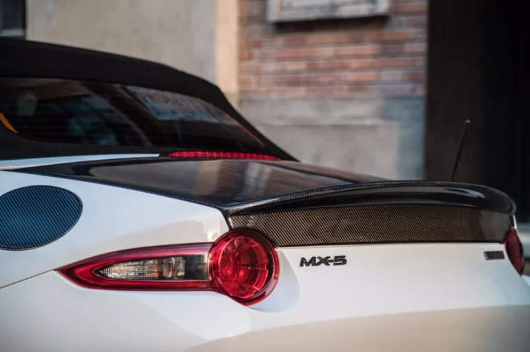 Mazda MX-5 ND Soft Top Boot Lid with ducktail - supplier product photograph