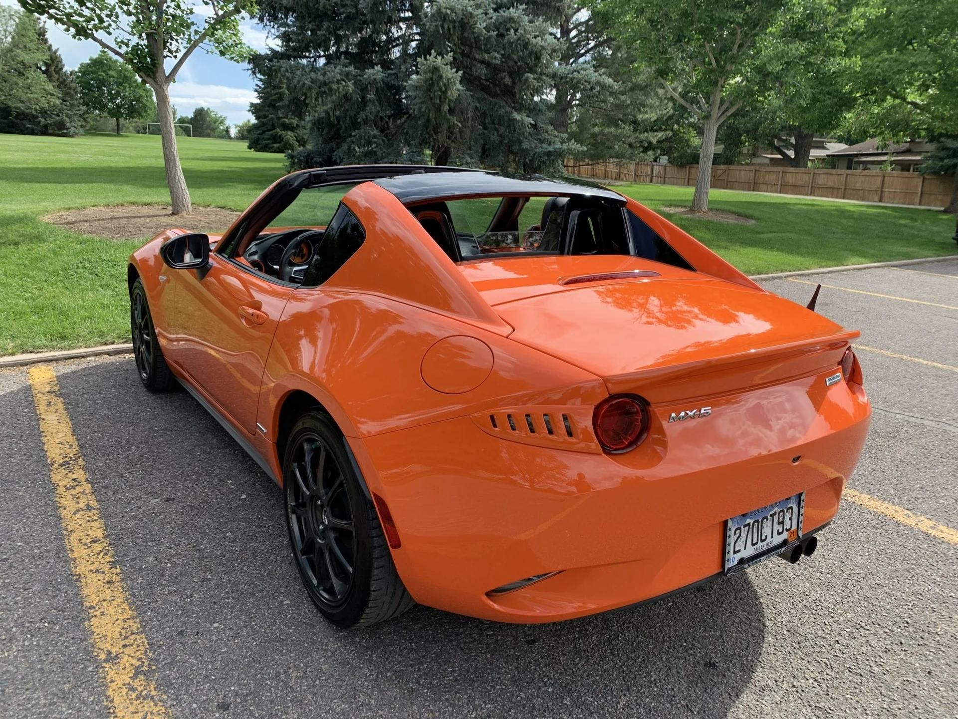 Mazda MX-5 ND RF Boot Lid with ducktail - supplier product photograph