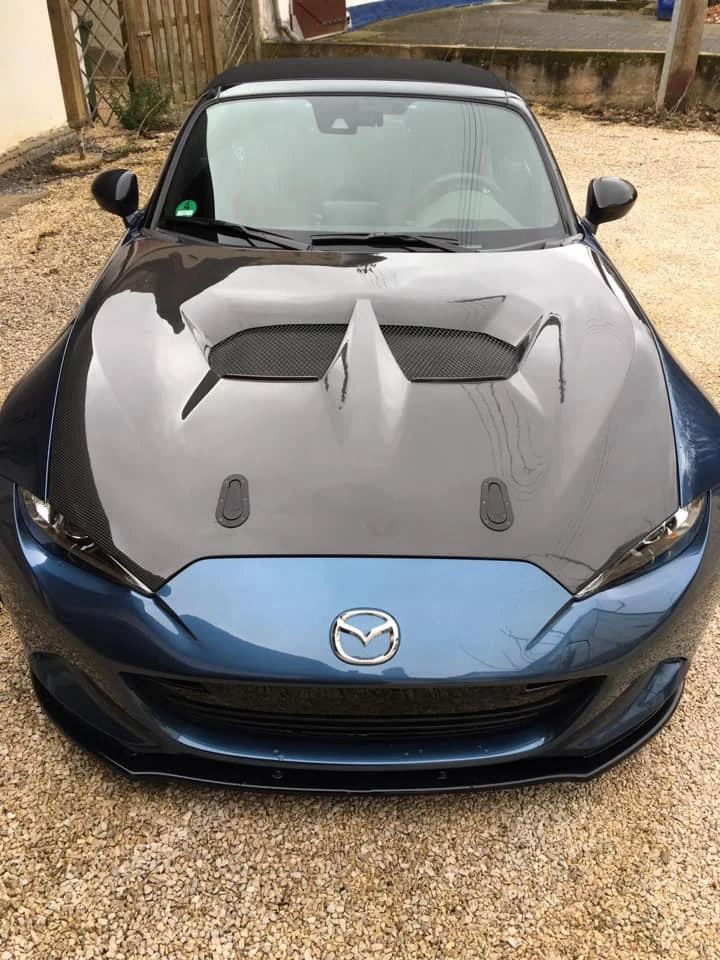 Mazda MX-5 ND Soft Top Boot Lid with ducktail - supplier product photograph