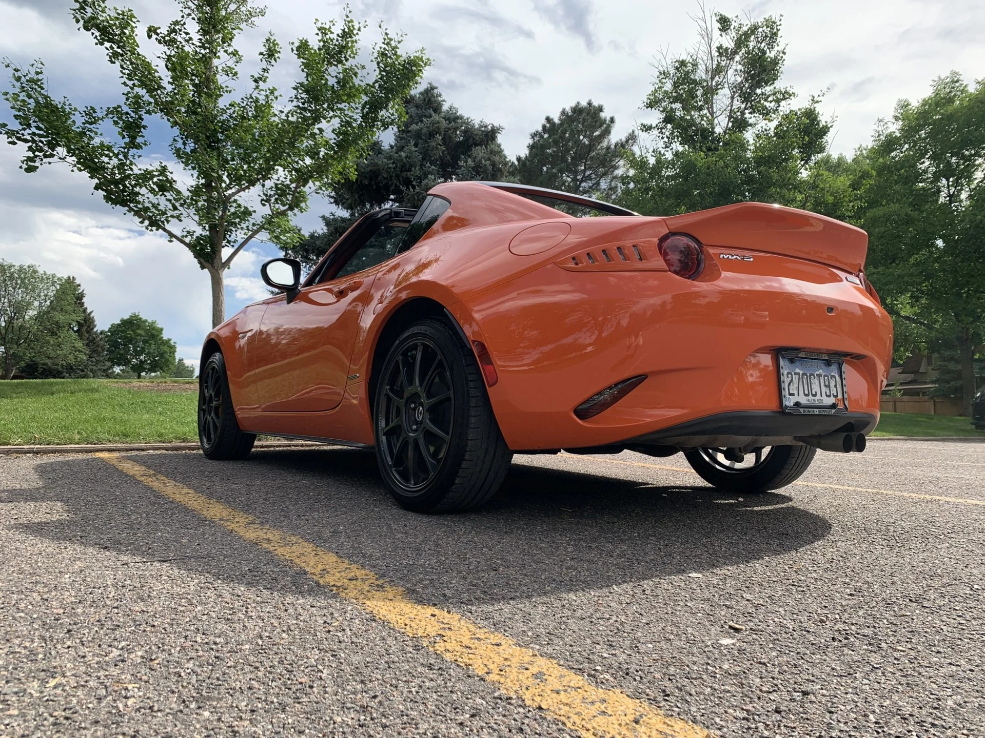 Mazda MX-5 ND RF Boot Lid with ducktail - supplier product photograph