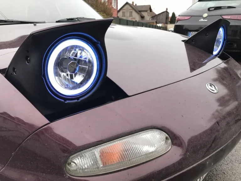Mazda MX-5 NA Halo Headlights - Remote Control - 001