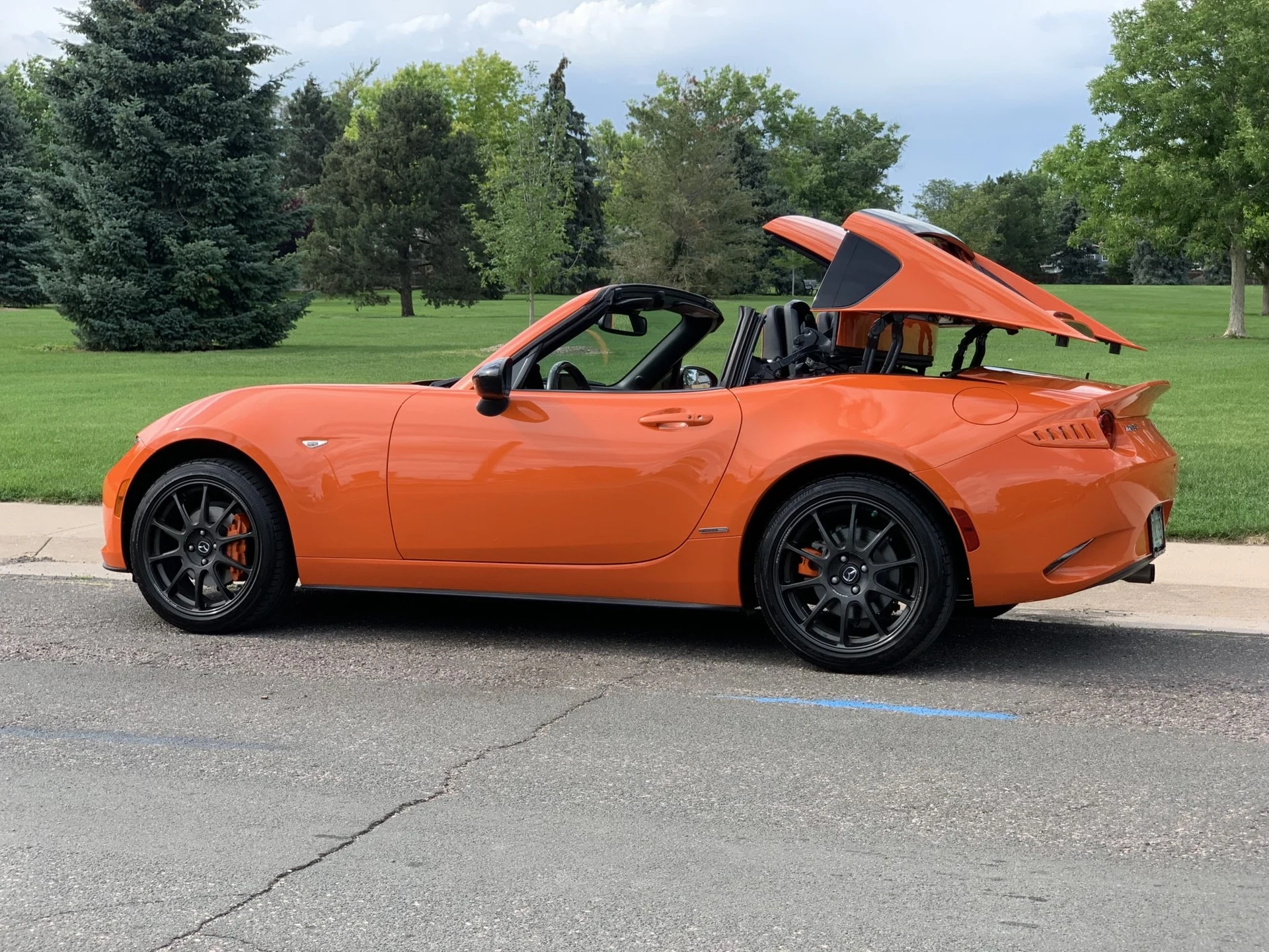 Mazda MX-5 ND RF Boot Lid with ducktail - supplier product photograph