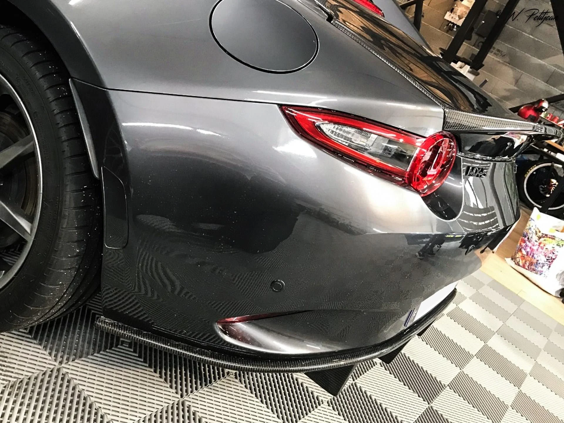 Mazda MX-5 ND RF Boot Lid with ducktail - supplier product photograph