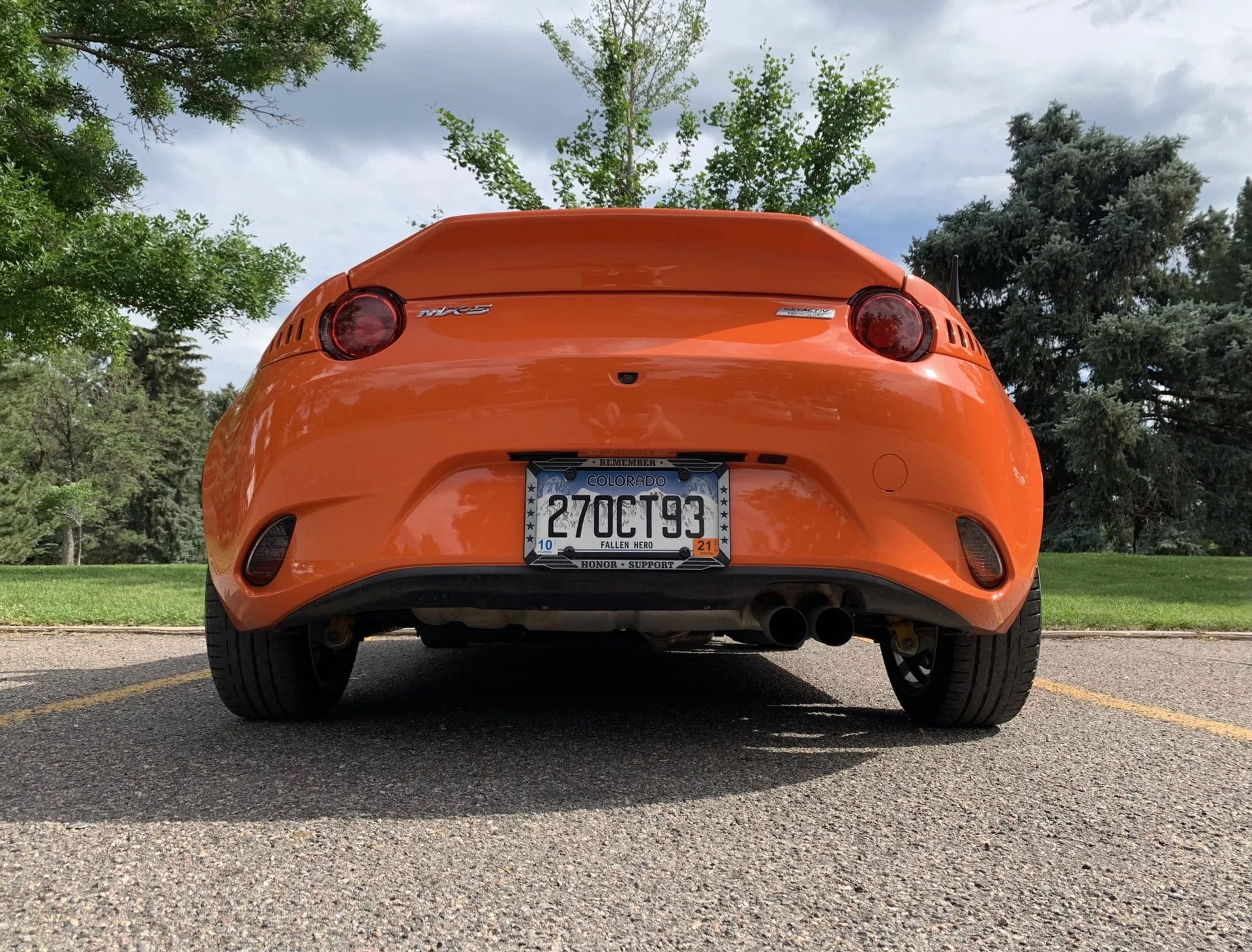Mazda MX-5 ND RF Boot Lid with ducktail - supplier product photograph