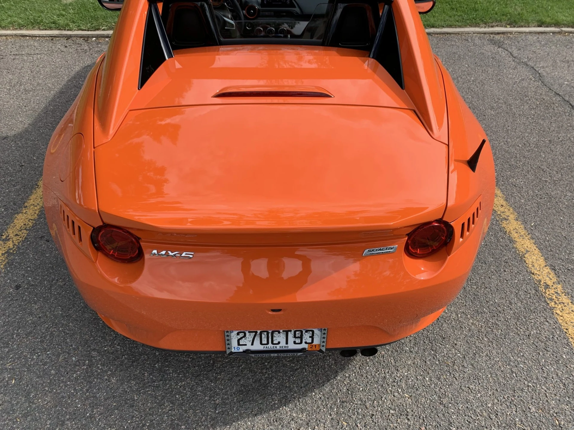 Mazda MX-5 ND RF Boot Lid with ducktail - supplier product photograph