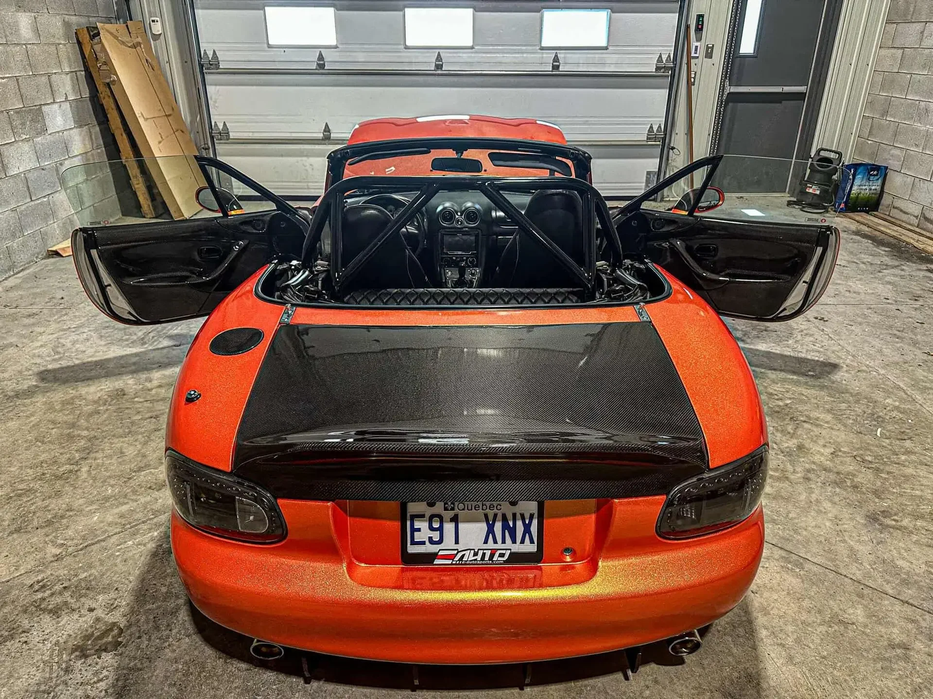 Mazda MX-5 NB Boot Lid With Aggressive Ducktail (Type 2) - supplier product photograph