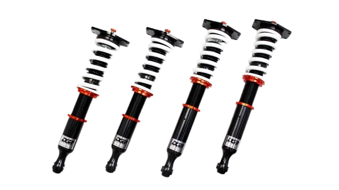 DGR coilover suspension kit for Maserati 3200, 4200, GranSport, Trofeo, and Spyder with Devil Performance Parts exclusive spring rates