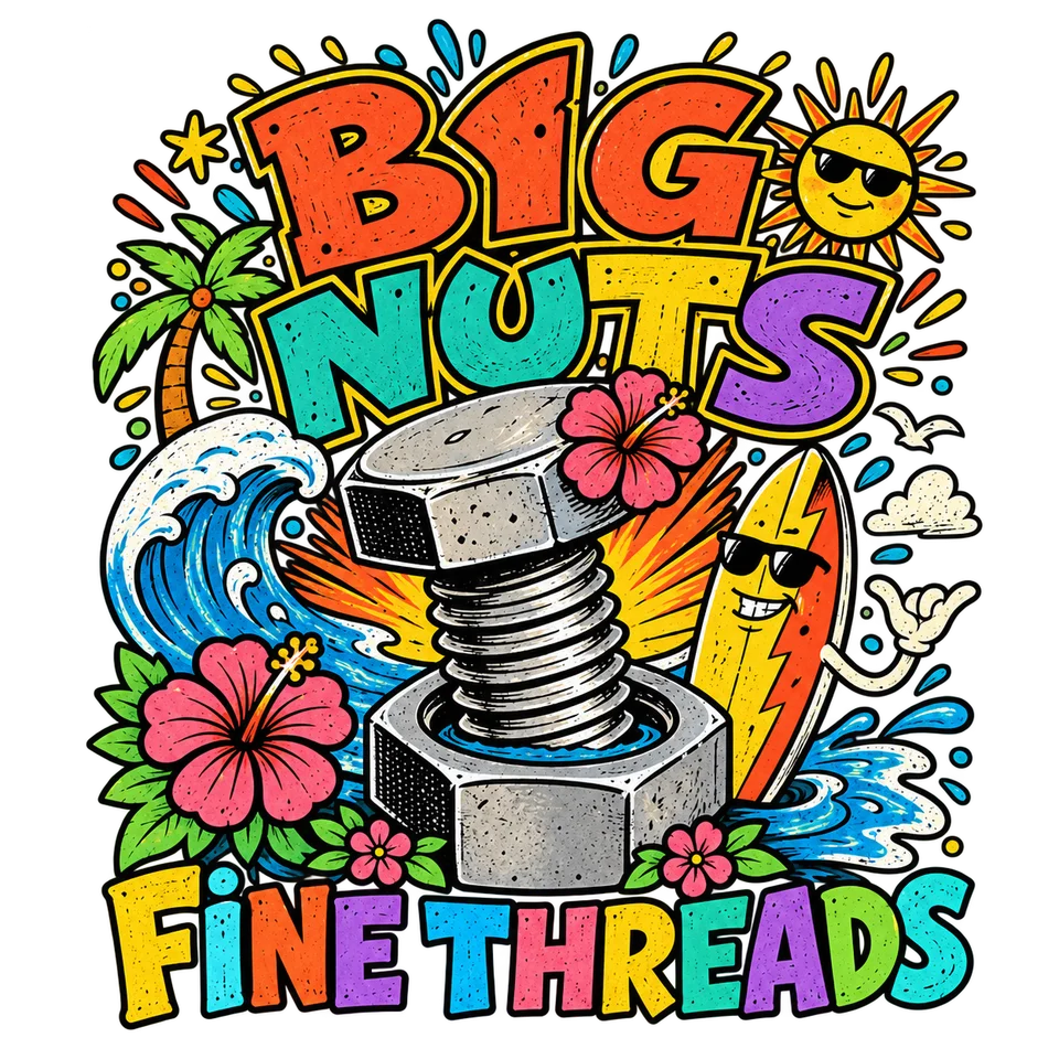 Big Nuts, Fine Threads — complete artwork