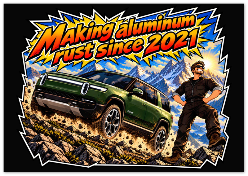 Making Aluminum Rust Since 2021 - Premium Matte Poster - Black - product photo